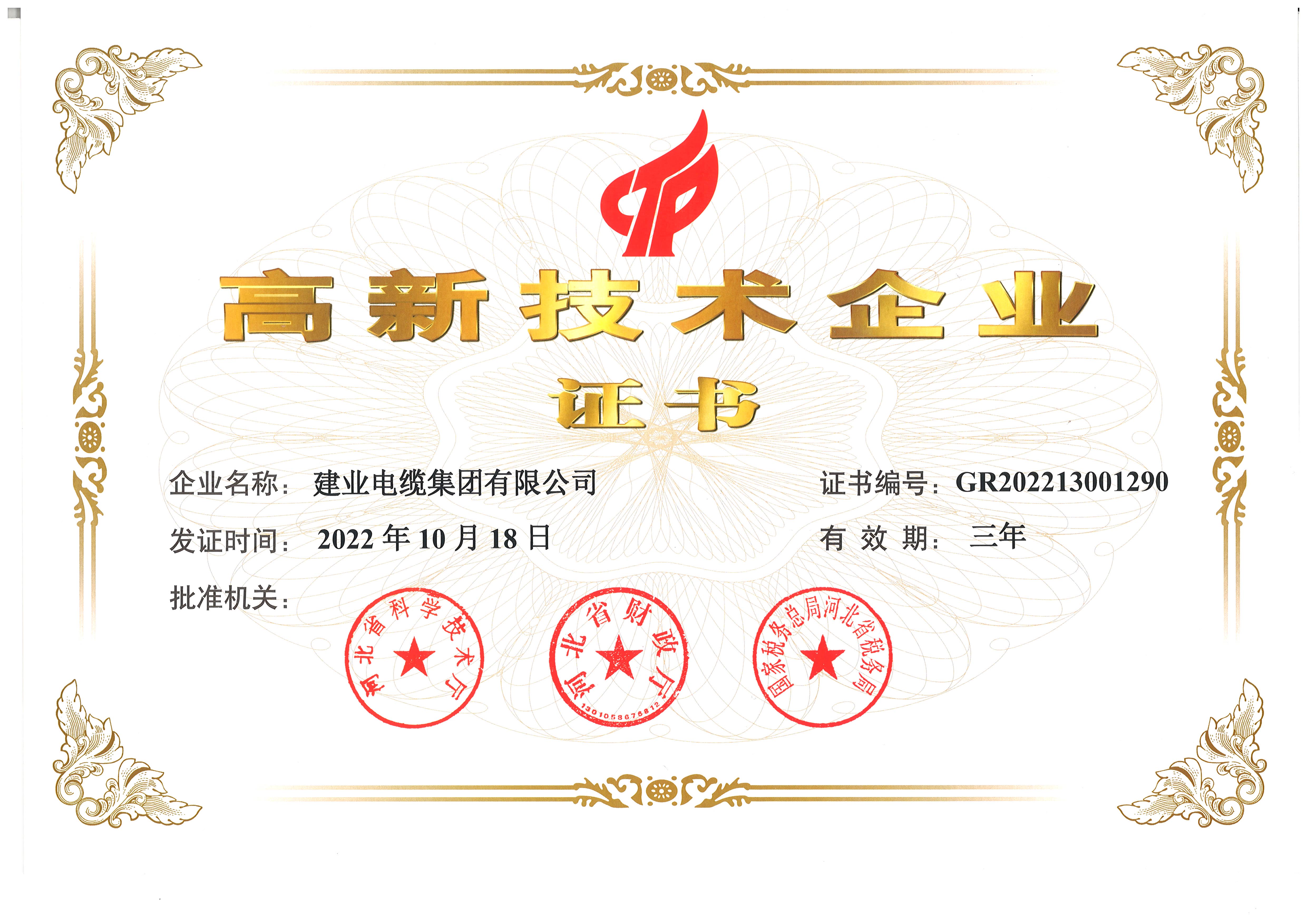高新手艺企业证书-快盈VIII